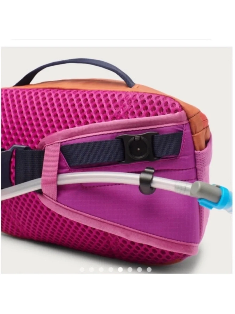 Cotopaxi Lagos 5L Hiking Hydration Hip Pack Orange Purple NWT Ventilated - Picture 10 of 10